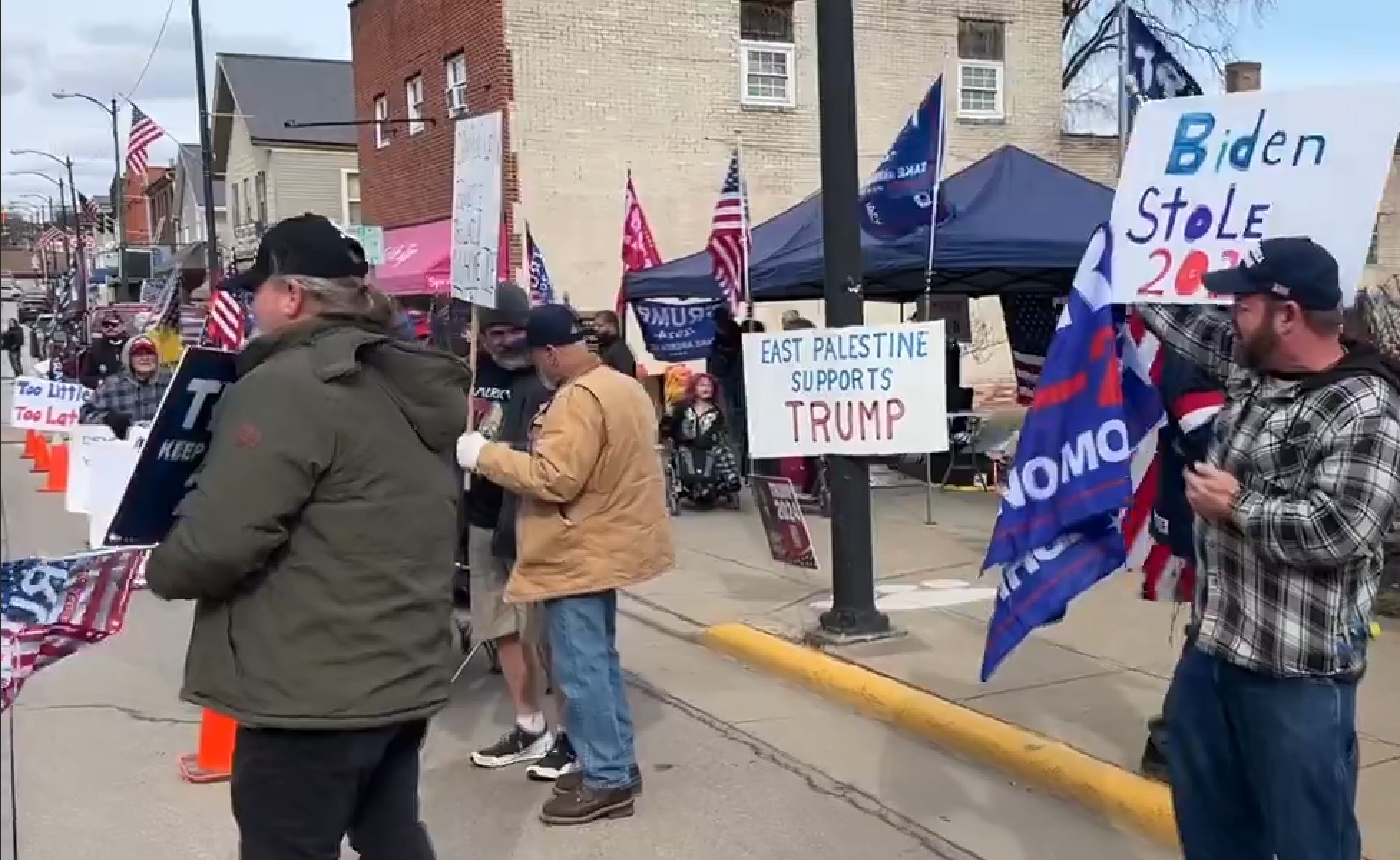 Biden’s Visit to East Palestine Isn’t Going Well: ‘Let’s Go Brandon!’ Chants Break Out Upon President’s Visit