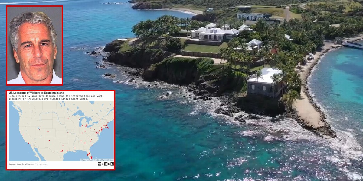 Jeffrey Epstein’s Island Visitors Exposed in Data Breach